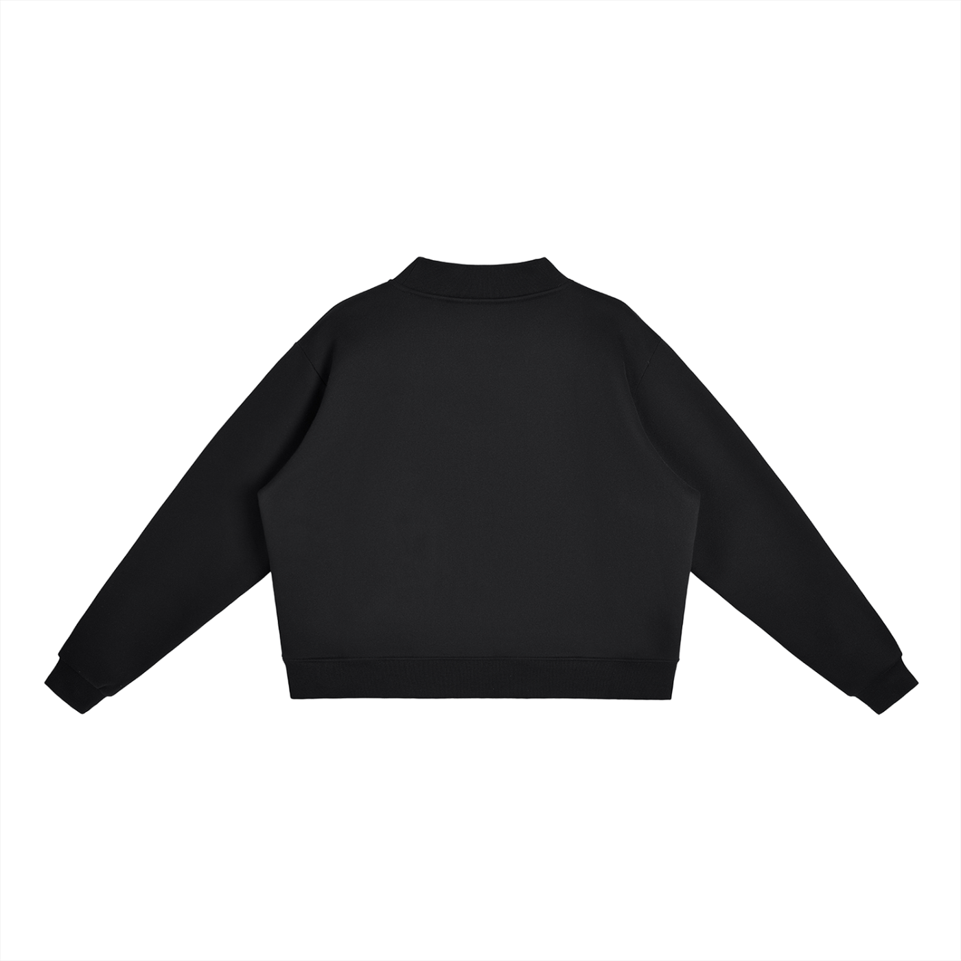 TRU Classic Mock-Neck Crew Fleece Sweatshirt