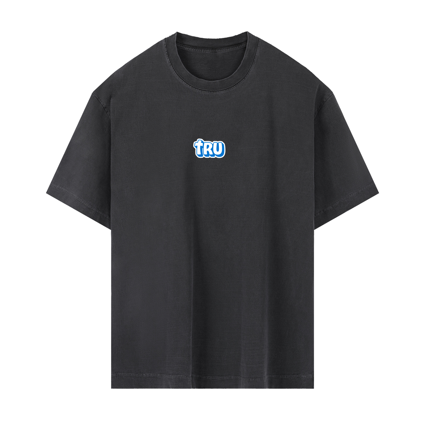 TRU BLU Vintage Washed Oversized Cotton T-Shirt