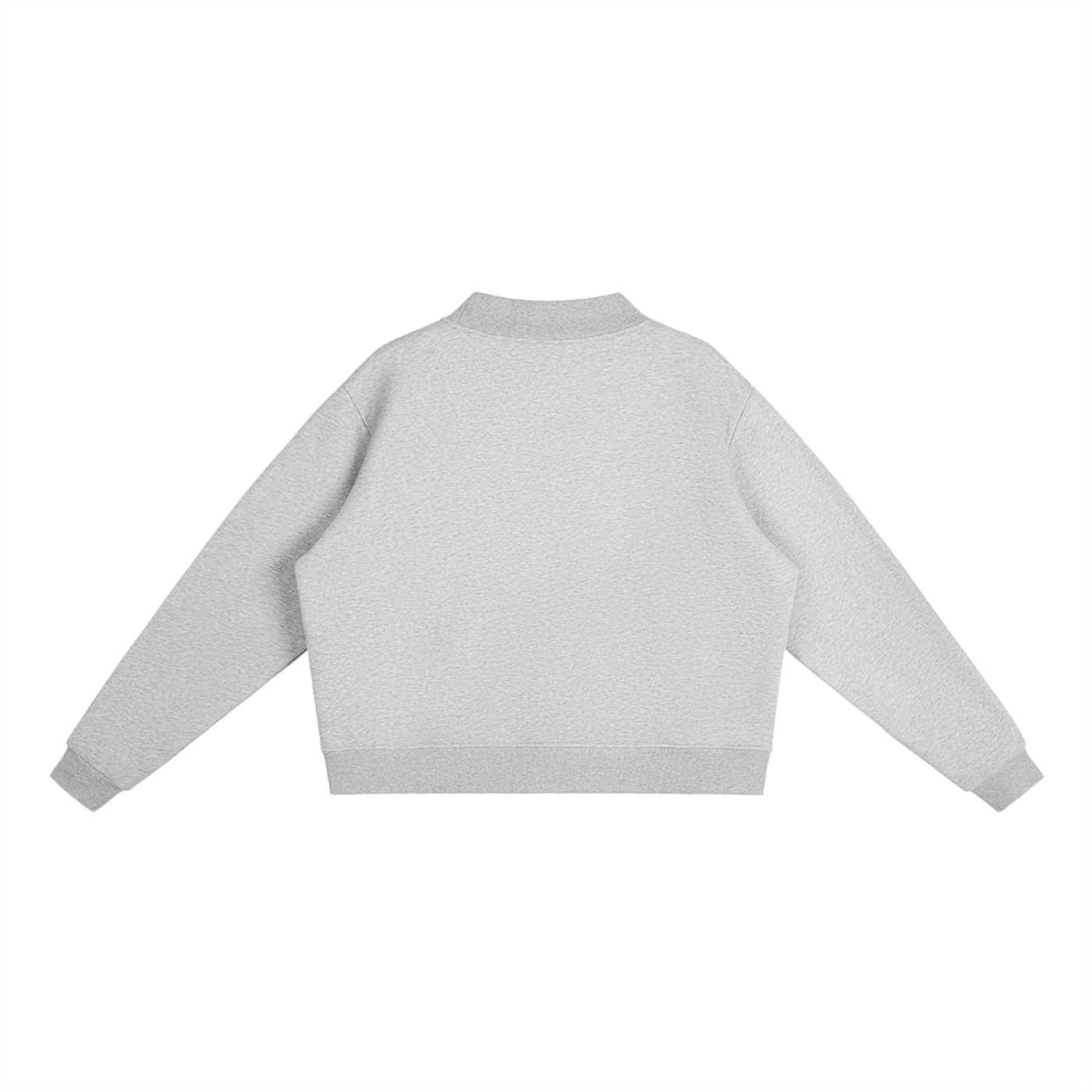 TRU Classic Mock-Neck Crew Fleece Sweatshirt