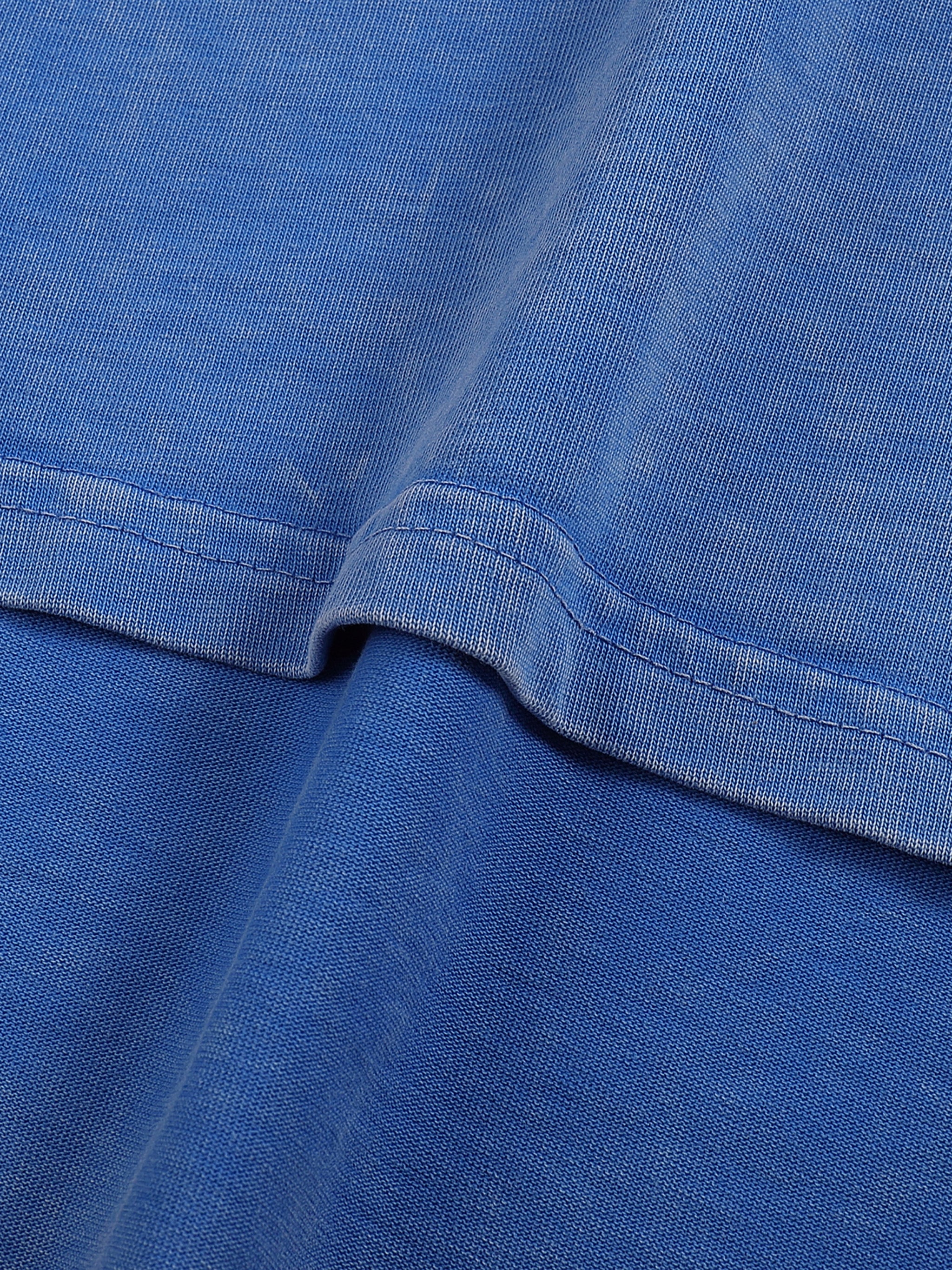 TRU BLU Snow Washed Oversized Cotton T-Shirt