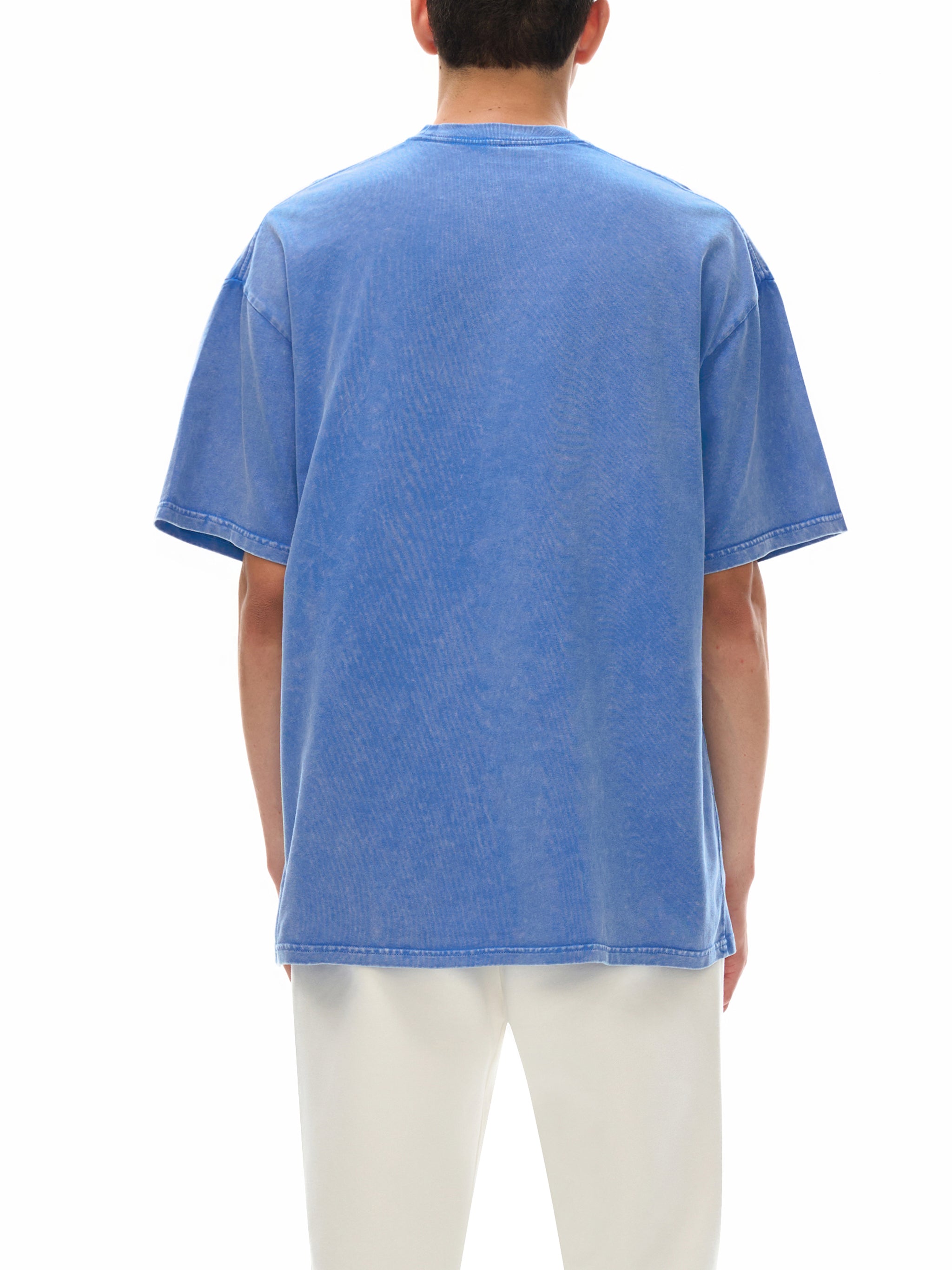 TRU BLU Snow Washed Oversized Cotton T-Shirt